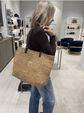 Emily natural raffia