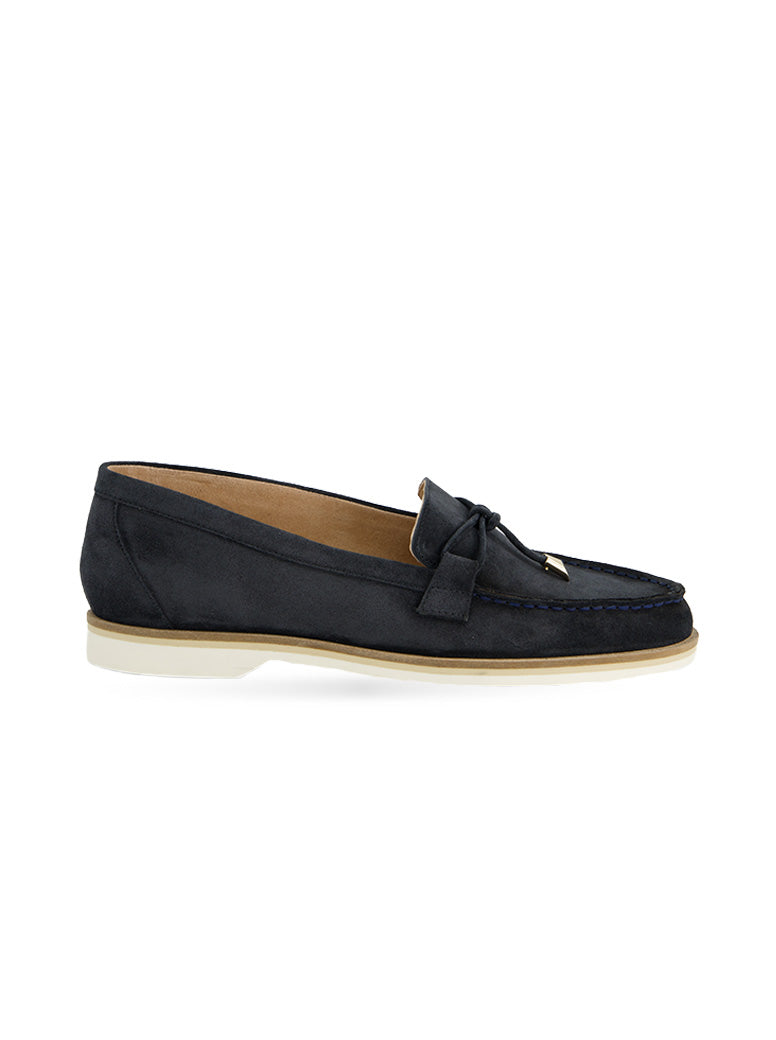 Capri navy suede