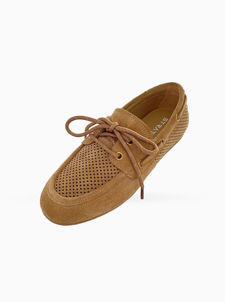 Lea tan suede