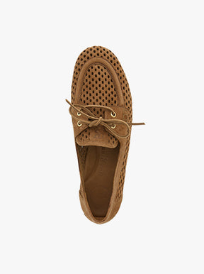 Cynthia tan suede