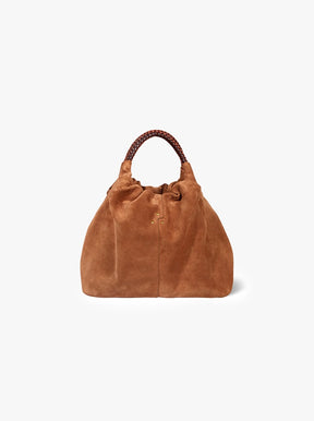 Gordi Medium caramel suede