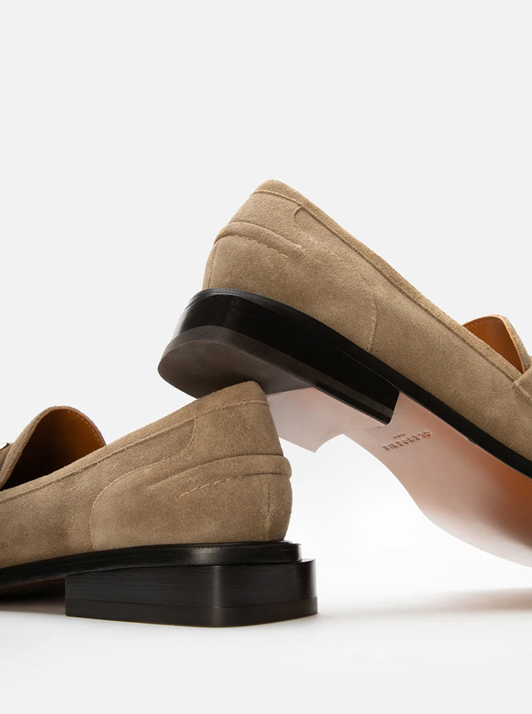 Jael taupe suede