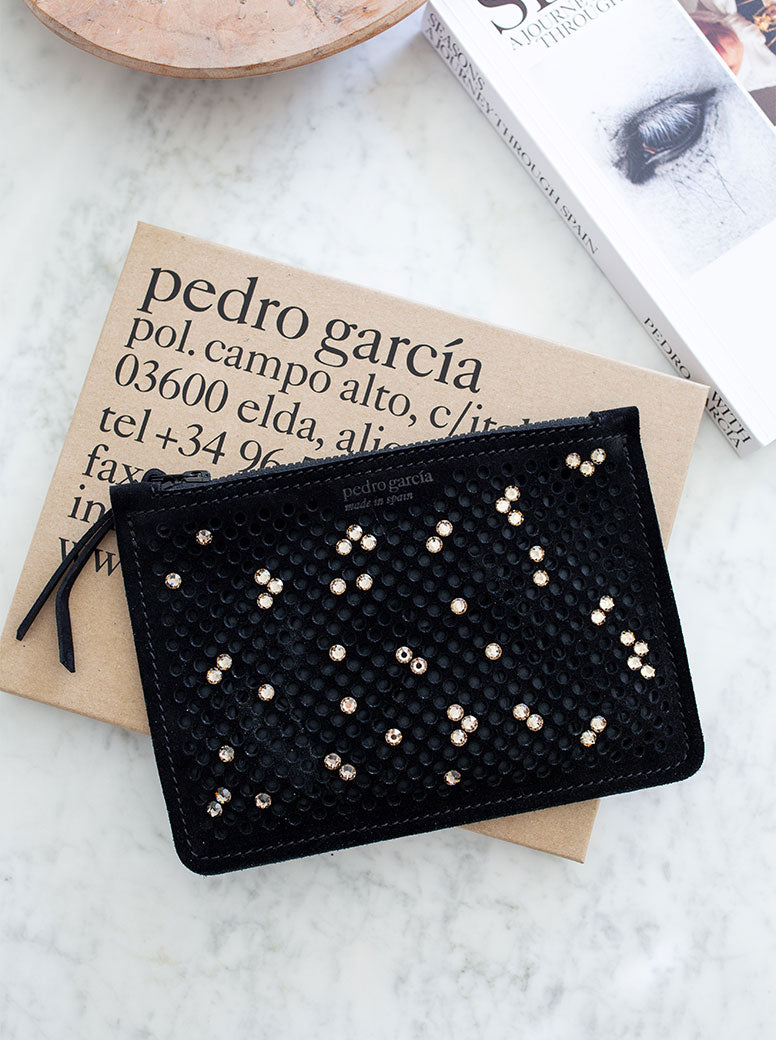 Crystal Pouch black