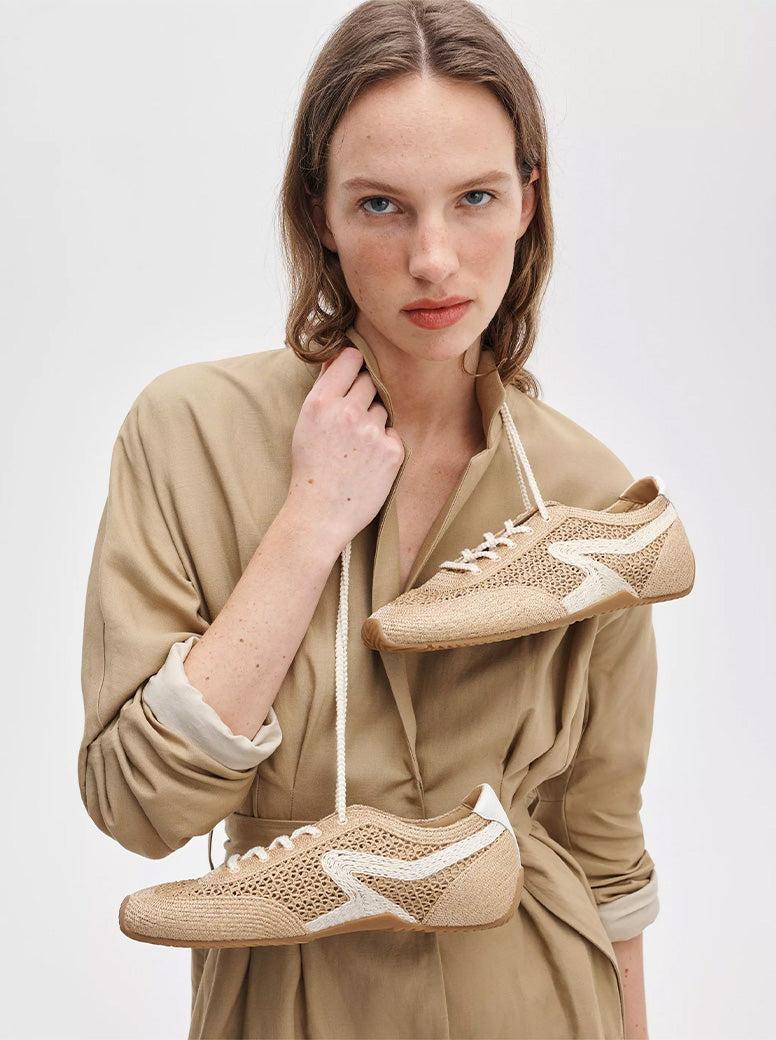 Retro Slim Ultra natural raffia