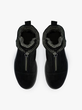 Wembly black suede
