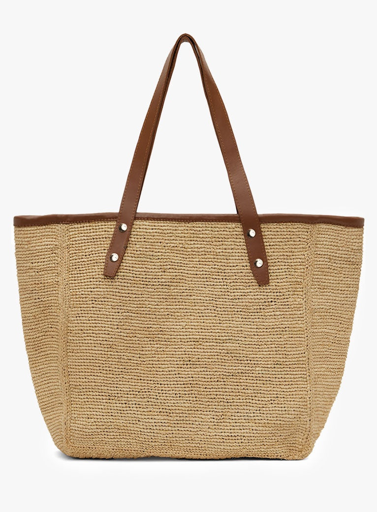 Daily Straw Tote natural