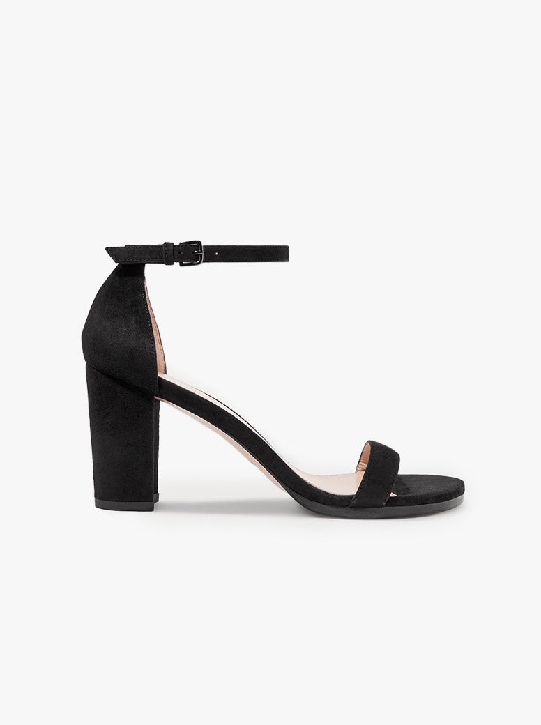Nearlynude black suede